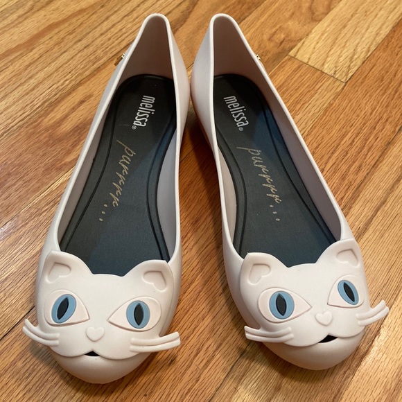 Melissa Shoes Melissa Ultragirl Cat Ii Purrrr Kitty Cream Color